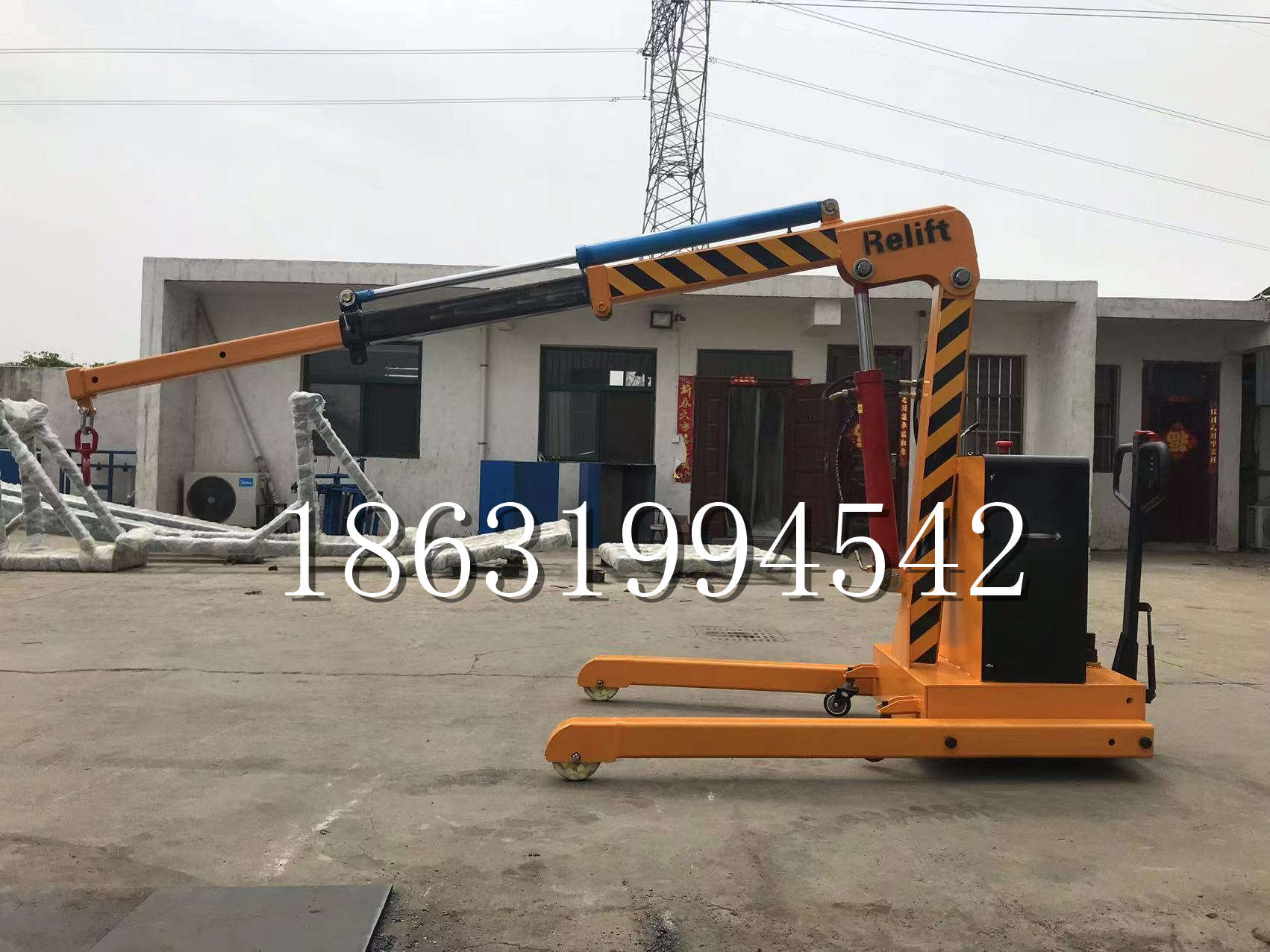 榆树市久征定做3吨三轮随车吊 农用园林绿化移树吊 平板工程用小吊机