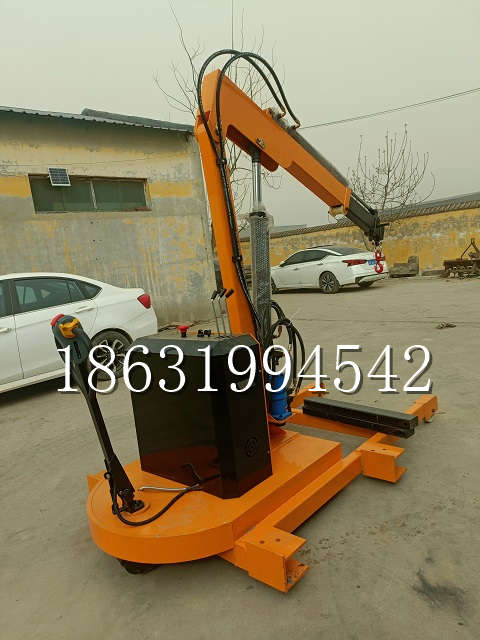 榆树市自卸车厢随车吊 自制轮式四不像起重机 四驱平板吊 5吨 贵盛